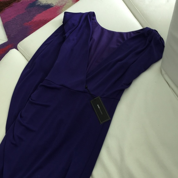 beautiful bcbg purple dress new w tags xs | poshmark
